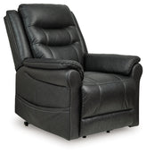 A2Z Furniture - Ashley Furniture - Oatman Living Room - Power Lift Recliner / Carbon - 1800512