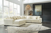 A2Z Furniture - Ashley Furniture - Lindyn Sectional - RAF 6-Piece Sectional / Ivory - 21104S20