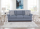 A2Z Furniture - Ashley Furniture - Carissa Manor Living Room - Queen Sofa Sleeper / Denim - 3260439