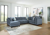 A2Z Furniture - Ashley Furniture - Maxon Place Sectional - RAF 3-Piece Sectional with Chaise / Navy - 33003S1