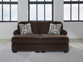 A2Z Furniture - Ashley Furniture - Kimlee Sectional - RAF 2-Piece Super Chaise / Chocolate - PC35603S4