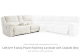 A2Z Furniture - Ashley Furniture - Keensburg Sectional - LAF DBL REC PWR CON Loveseat / Linen - 6180701