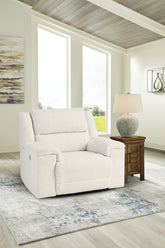 A2Z Furniture - Ashley Furniture - Keensburg Living Room - Wide Seat Power Recliner / Linen - 6180782