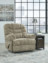 A2Z Furniture - Ashley Furniture - Movie Man Living Room - Zero Wall Recliner / Taupe - 6380329