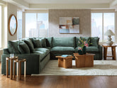 A2Z Furniture - Ashley Furniture - Carriage View Sectional - LAF 3-Piece Sectional / Jade - 78001S1