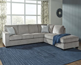 A2Z Furniture - Ashley Furniture - Altari Sectional - LAF 2-Piece Sectional with Chaise / Alloy - 87214S2