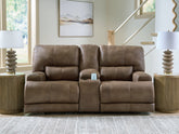 A2Z Furniture - Ashley Furniture - Beckley Place Living Room - 2 Seat PWR REC Sofa ADJ HDREST / Earth - PC9180247