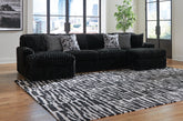 A2Z Furniture - Ashley Furniture - Midnight-Madness Sectional - LAF 3-Piece Sectional with Chaise / Onyx - 98103S9