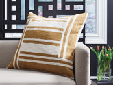 A2Z Furniture - Ashley Furniture - Darrman Pillows - Pillow (4/CS) / Ochre/Ivory - A1001116