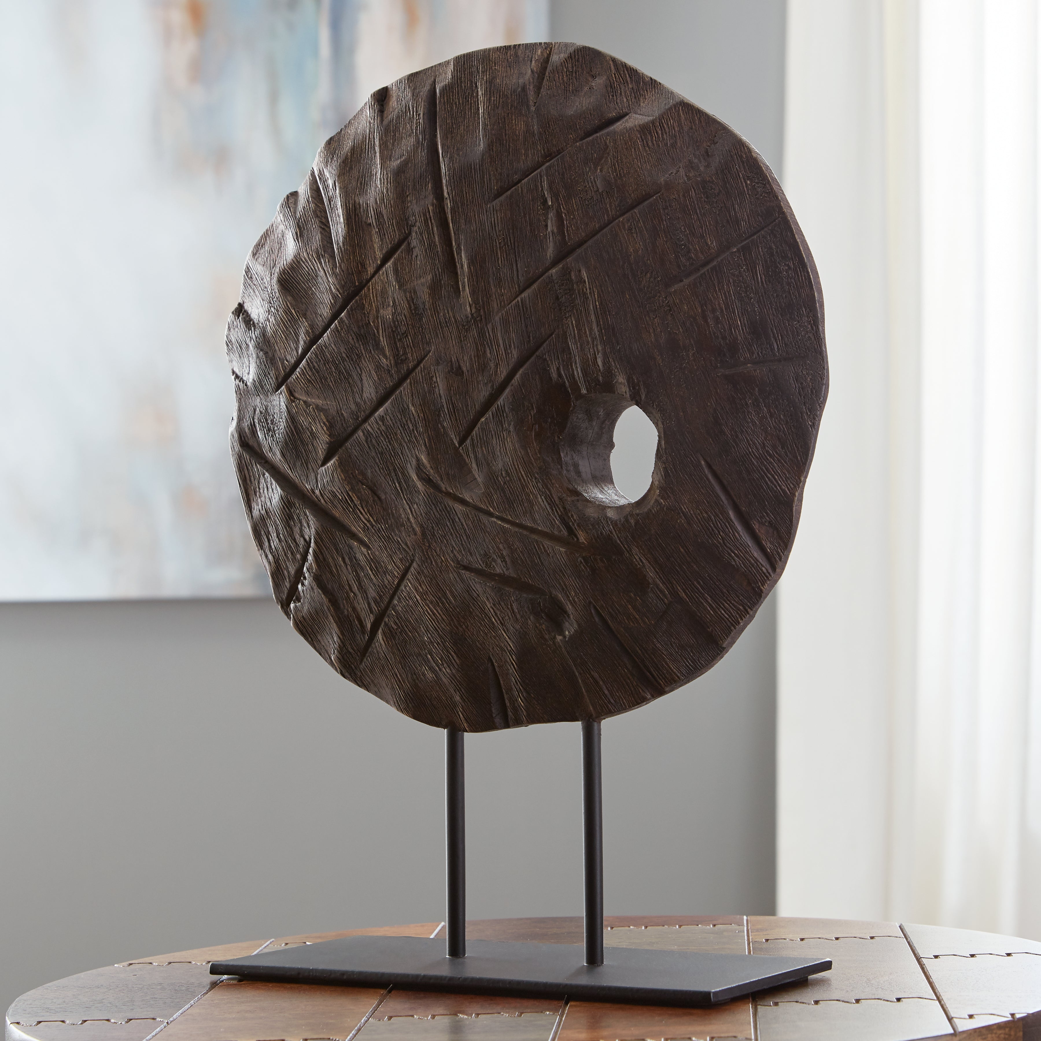 A2Z Furniture - Ashley Furniture - Dashburn Sculpture - Sculpture / Brown/Black - A2000562