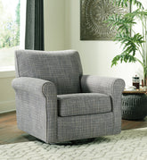 A2Z Furniture - Ashley Furniture - Renley Accent Chair - Swivel Glider Accent Chair / Ash - A3000002