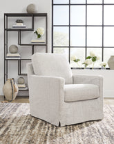 A2Z Furniture - Ashley Furniture - Nenana Next-Gen Nuvella Swivel Glider Accent Chair - Swivel Glider Accent Chair / Denim - A3000646