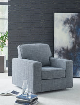 A2Z Furniture - Ashley Furniture - Olwenburg Swivel Accent Chair - Swivel Accent Chair / Denim - A3000652