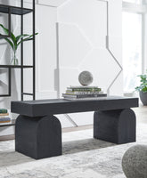 A2Z Furniture - Ashley Furniture - Holgrove Accent Bench - Accent Bench / Black / 50"W x 16"D x 18"H - A3000683
