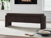A2Z Furniture - Ashley Furniture - Vavuniya Storage Bench - Storage Bench / Brown / 56"W x 19"D x 19"H - A3000750