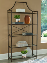 A2Z Furniture - Ashley Furniture - Bernonly Bookcase - Bookcase / Antique Bronze Finish - A4000556