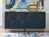A2Z Furniture - Ashley Furniture - Loirwick Accent Cabinet - Accent Cabinet / Dark Blue - A4000677