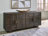 A2Z Furniture - Ashley Furniture - Cato Accent Cabinet - Accent Cabinet / Dark Brown - A4000682