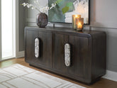 A2Z Furniture - Ashley Furniture - Elliston Accent Cabinet - Accent Cabinet / Espresso Brown - A4000683