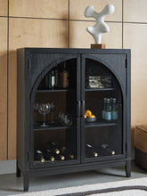 A2Z Furniture - Ashley Furniture - Armenleigh Accent Cabinet - Bar Cabinet / Black/Brown - A4000702