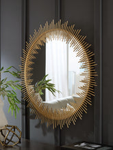 A2Z Furniture - Ashley Furniture - Wainport Mirror - Accent Mirror / Gold Finish - A8010405