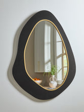 A2Z Furniture - Ashley Furniture - Kierlock Mirror - Accent Mirror / Black/Gold Finish - A8010414