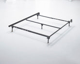 A2Z Furniture - Ashley Furniture - Platform Bedroom - Queen Bolt on Bed Frame / Metallic - B100-31