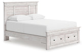 A2Z Furniture - Ashley Furniture - Makidern Bedroom - Queen Panel Storage Bed - PCB1171B4