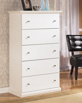 A2Z Furniture - Ashley Furniture - Bostwick Shoals Bedroom - Dresser and Mirror / White - B139B40