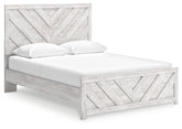 A2Z Furniture - Ashley Furniture - Cayboni Bedroom - King Panel Bed / Whitewash - B3788B7