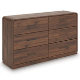 A2Z Furniture - Ashley Furniture - Fortlorn Bedroom - Two Drawer Night Stand / Walnut Brown - PCB386-92