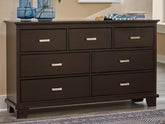 A2Z Furniture - Ashley Furniture - Covetown Bedroom - King Panel Bed / Dark Brown - B441B8