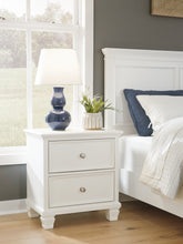 A2Z Furniture - Ashley Furniture - Fortman Bedroom - Twin Panel Storage Bed / White - B680B24