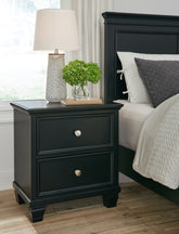 A2Z Furniture - Ashley Furniture - Lanolee Bedroom - Full Panel Storage Bed / Black - B687B22