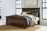 A2Z Furniture - Ashley Furniture - Porter Bedroom - California King Panel Storage Bed / Rustic Brown - B697B46