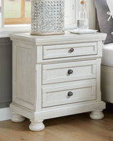 A2Z Furniture - Ashley Furniture - Robbinsdale Bedroom - King Sleigh Bed / Antique White - B742B22