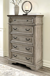 A2Z Furniture - Ashley Furniture - Lodenbay Bedroom - Dresser and Mirror / Antique Gray/Brown - B751B1