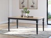 A2Z Furniture - Ashley Furniture - Brenkerton Dining Table - Rectangular Dining Room Table / Grayish Brown/Black - PCD591-25