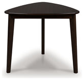 A2Z Furniture - Ashley Furniture - Mallenette Dining Table - Triangle Dining Room Table / Merlot - PCD607-16