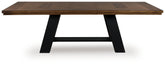 A2Z Furniture - Ashley Furniture - Greddinton Dining Extension Table - Dining Extension Table / Brown/Black - PCD824D11