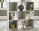 A2Z Furniture - Ashley Furniture - Paxberry Nine Cube Organizer - Nine Cube Organizer / Whitewash - EA1811-3X3