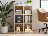 A2Z Furniture - Ashley Furniture - Piperton Six Cube Organizer - Six Cube Organizer / Charcoal - EA5514-3X2