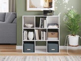 A2Z Furniture - Ashley Furniture - Onita Nine Cube Organizer - Nine Cube Organizer / White - EA9630-3X3