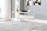 A2Z Furniture - Ashley Furniture - Deznee Office Desk - Home Office Desk / White - H162-14