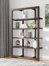 A2Z Furniture - Ashley Furniture - Breckington Bookcase - Bookcase / Dark Brown - H556-70