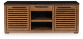 A2Z Furniture - Ashley Furniture - Kallari Bookcase - Credenza / Warm Brown/Black - H737-60