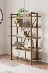 A2Z Furniture - Ashley Furniture - Roanhowe Bookcase - Bookcase / Brown - H769-70