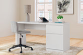 A2Z Furniture - Ashley Furniture - Onita Office Desk - Home Office Desk / White - H9630-134