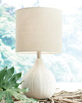 A2Z Furniture - Ashley Furniture - Rainermen Lighting - Table Lamp (Set of 2) / Off White - L180024X2