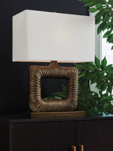 A2Z Furniture - Ashley Furniture - Garronby Lighting - Metal Table Lamp (1/CN) / Antique Brass Finish - L207604